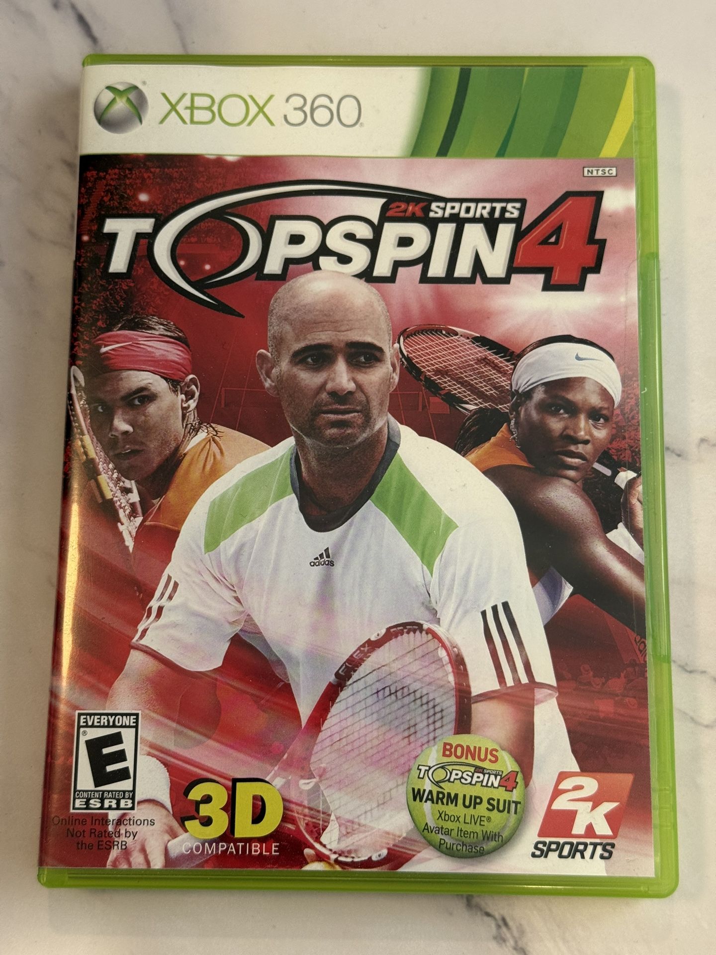 Top Spin 4 For Microsoft Xbox 360 Video Game