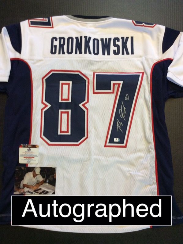 Rob Gronkowski SIGNED Patriots Jersey