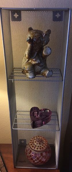Silver Shelf Organizer