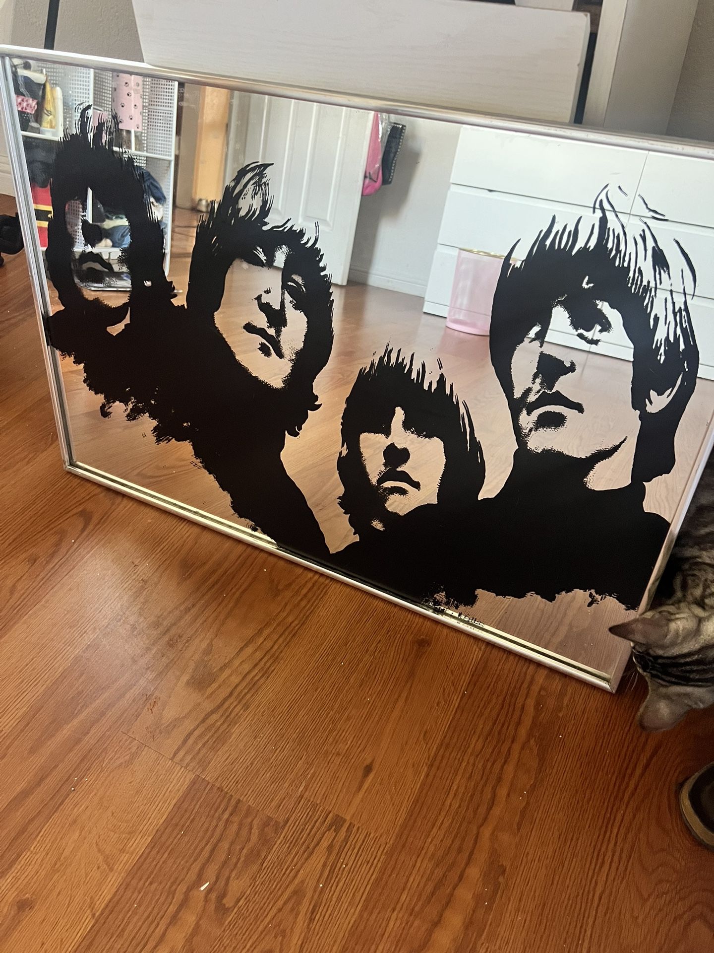 Vintage Beatles Mirror 