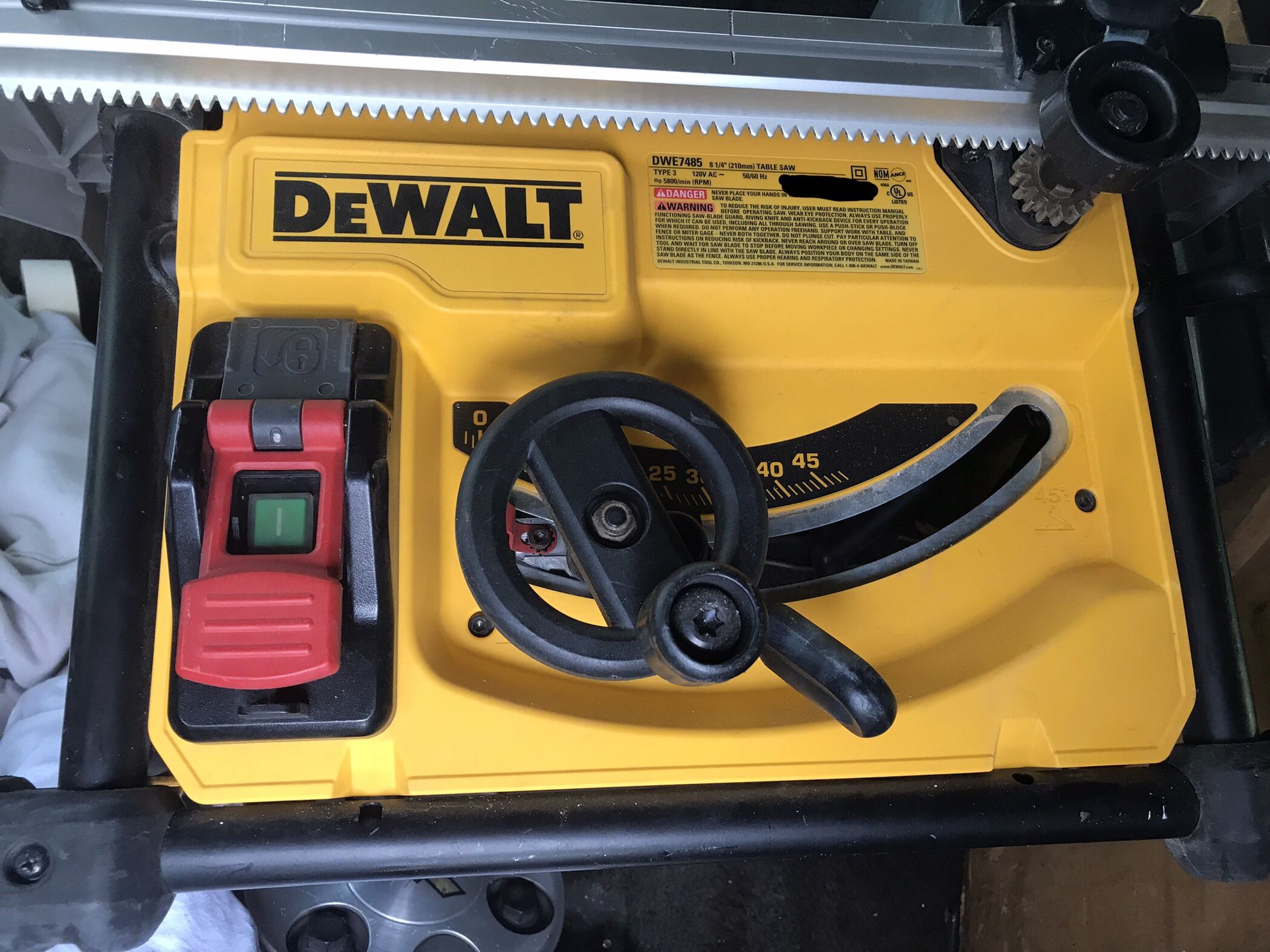 Dewalt Model ##. DWE7485
