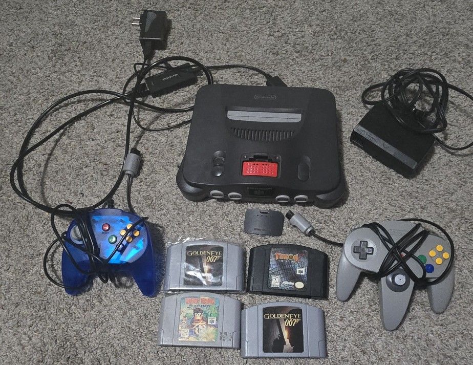 N64 With 3 Games, And Two Controlllers, HDMI EXPANSION PACK
