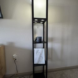 2 Lamps With Shelves