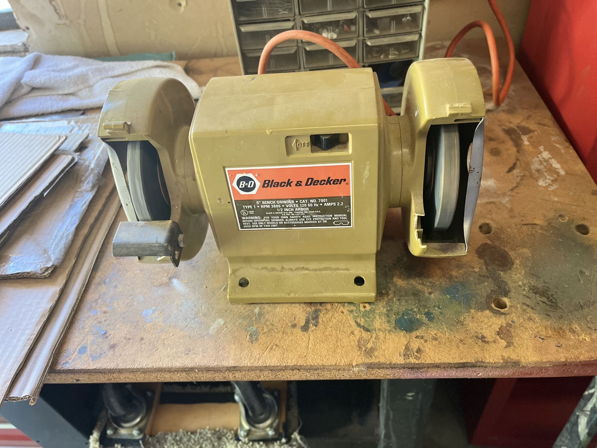 Bench Grinder Works Great