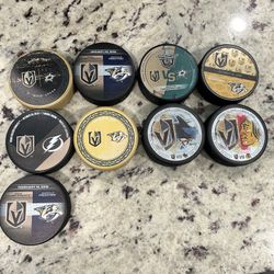 Golden Knights Matchup Pucks