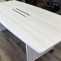 Modern Conference Table At A Local Office Furniture Shop 