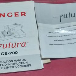 Singer Futura Sewing Machine Manuel Fo CE-200