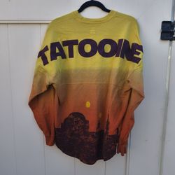 Disney Parks Star Wars Tatooine Twin Sunset Spirit Jersey Adult Small Jaba
