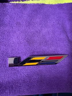 Cadillac V-Series Emblem Badge