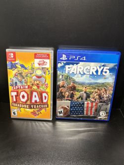 Captain Toad: Treasure Tracker - Nintendo Switch New Sealed + Far Cry 5 PS4