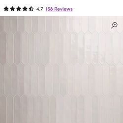 MSI Renzo Dove 2.5" x 13" Glossy Ceramic Picket Wall Tile – 1 Box