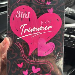 Bikini Trimmer for Women - IPX7 Waterproof Pubic Hair Remover for Shower & Travel, 3-in-1 Bikini Trimmer with Body/Round/Curved Heads, Hypoallergenic 
