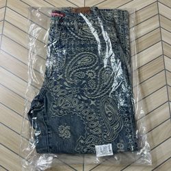 Supreme Jacquard Bandana Jeans 
