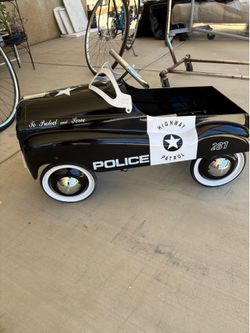 Vintage Police Highway Car