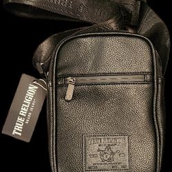 True Religion Leather Cross Body Bag