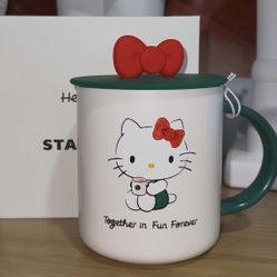 NEW STARBUCKS x HELLO KITTY MUG 
