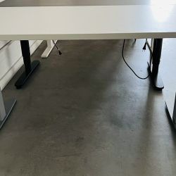 Gray Adjustable Desk 