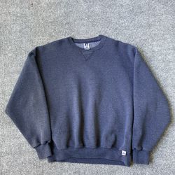 Vintage Y2K Russell Athletic Blue Sweatshirt 