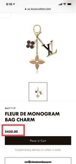 LOUIS VUITTON bag charm $320