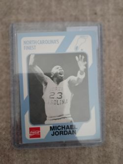 Michael Jordan North Carolina's Finest Coca-Cola Card