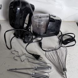 Chopper And Hand Mixer Works Well 