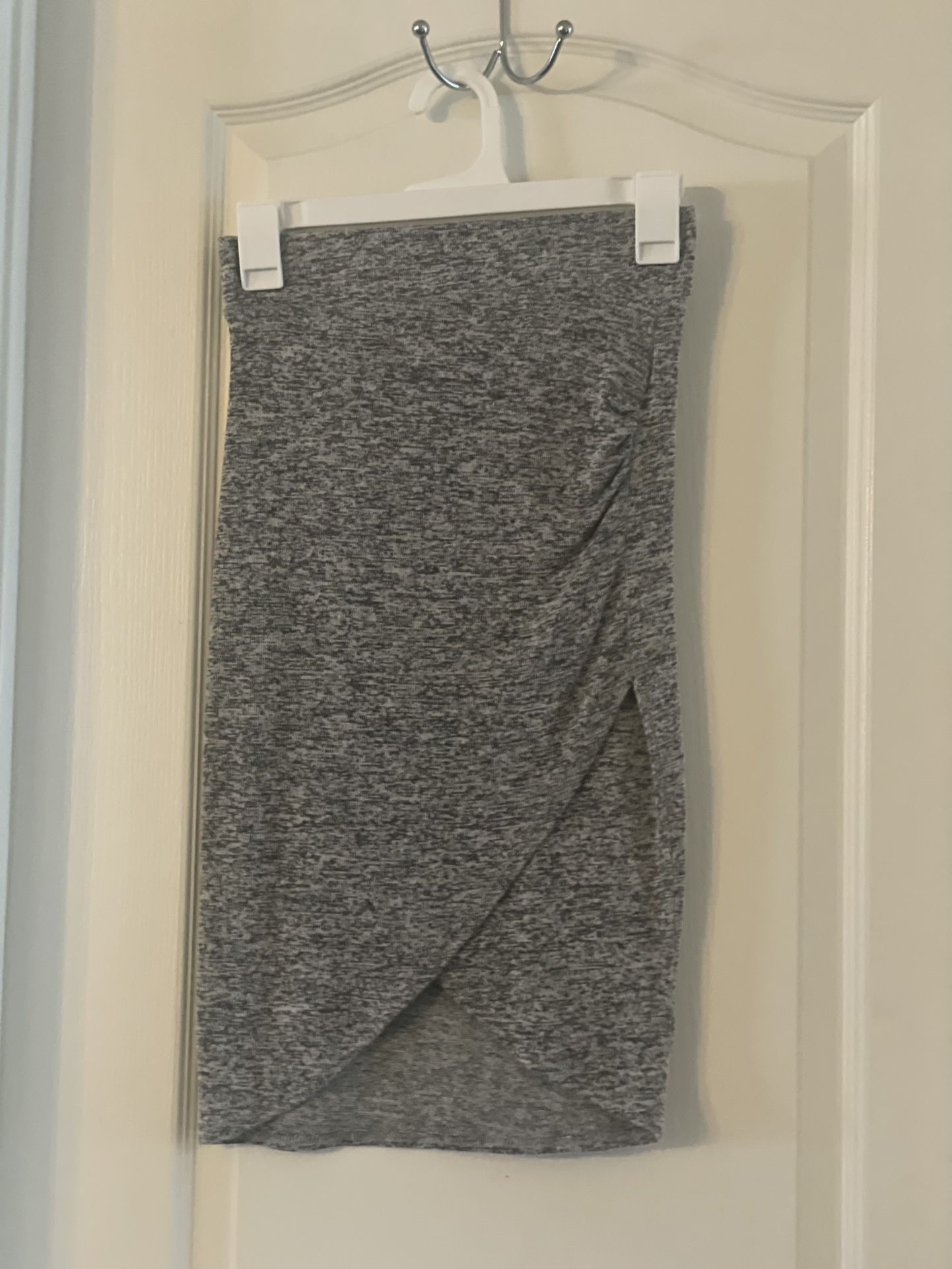 Small Gray Pencil Skirt