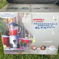 Coleman Rechargeable Portable Blender. Brand new in the box. Retails for $80.
