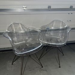 Acrylic Chairs Set Of 2