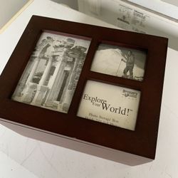 Brand new Wooden Photo Storage Box