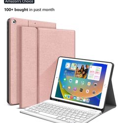 iPad 9th 8th 7th Generation Case with Bluetooth Keyboard Case - 10.2 Inch 2021/2020/2019