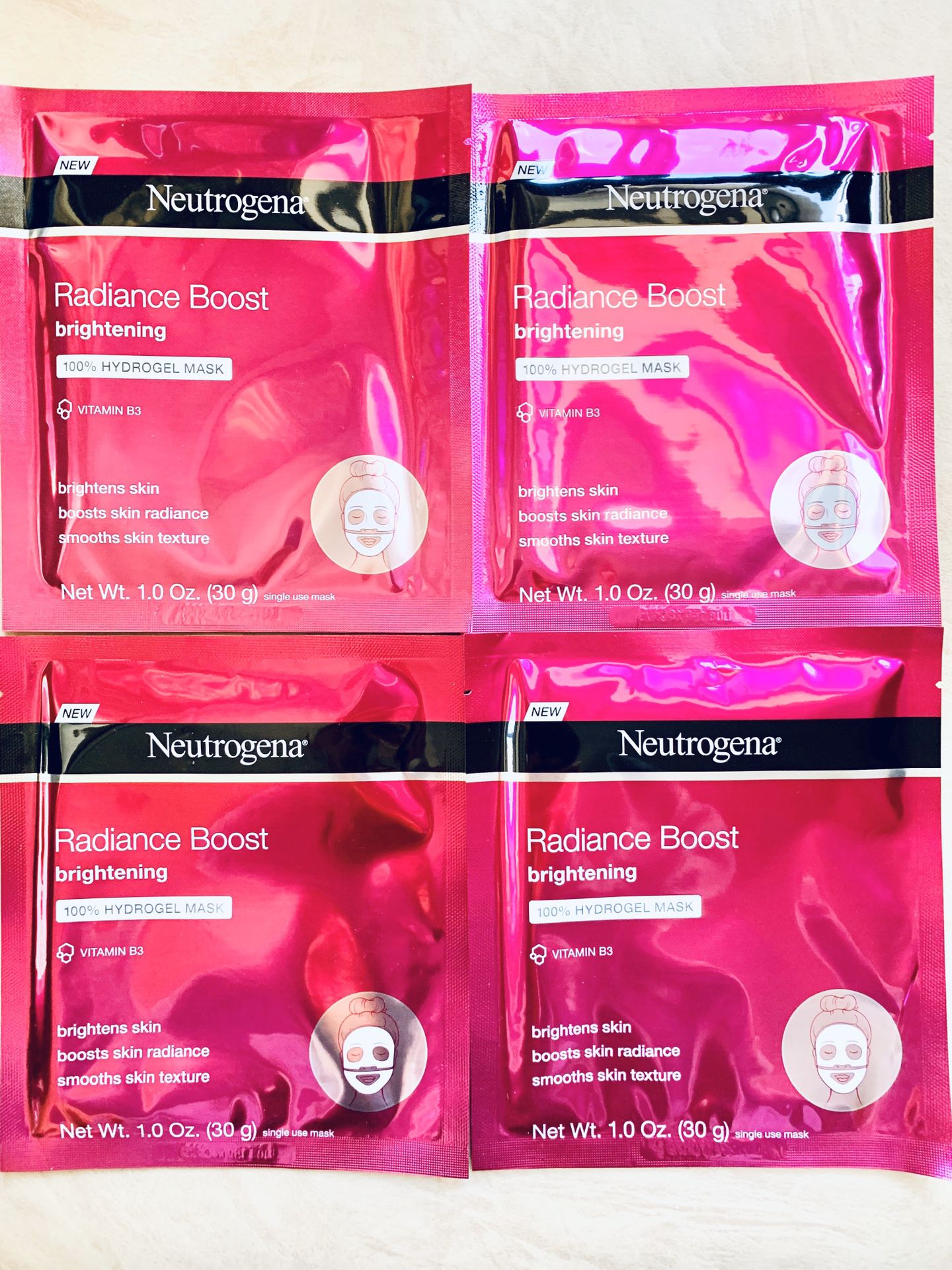 (4) Neutrogena Face Masks - $5 For All FIRM