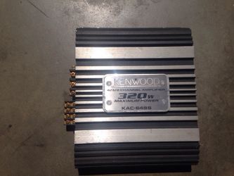 Kenwood 4/3/2 channel amplifier