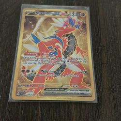 Koriadon Ex Gold Card From Scarlet And Violet Base