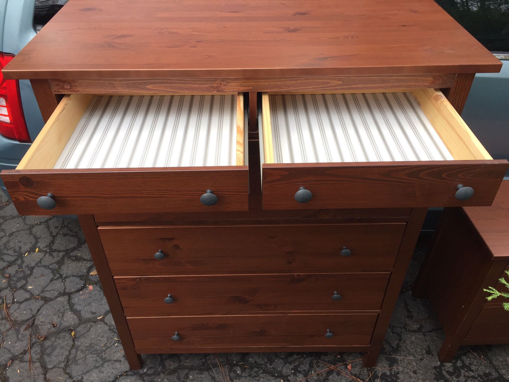 hemnes dresser medium brown Ikea Hemnes 8-Drawer Dresser in Medium Brown