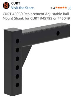 New Curt 45059 Shank