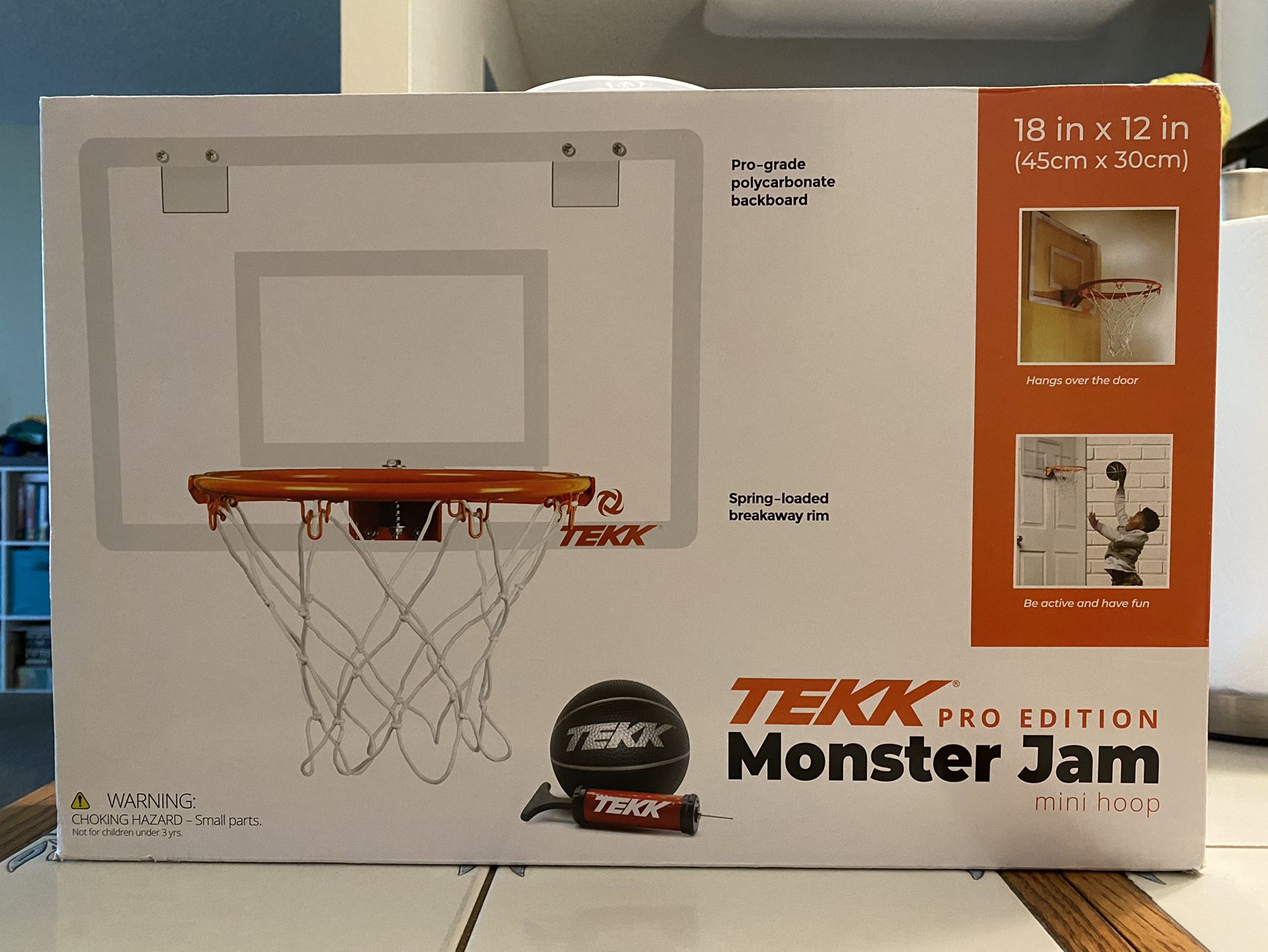 Trekk Pro Edition Monster Jam Mini Hoop