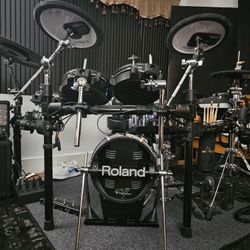 Roland TD-50K with DW3000s & Throne