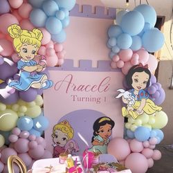 Baby Princess Props And Castle Backdrop For Sale