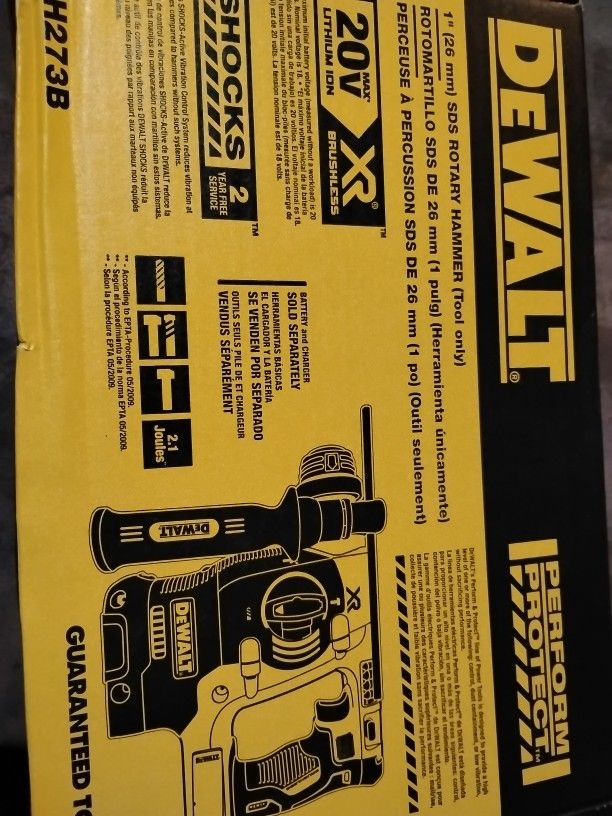 DeWALT 20V 1" SDS ROTARY HAMMER