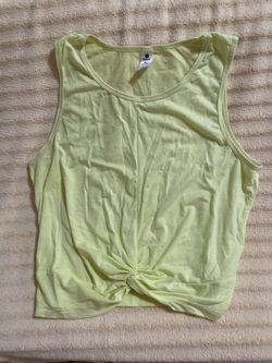 Women’s tank yellow