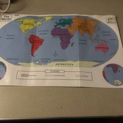 K-12 Reversible Map For Kids 