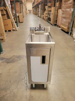 NSF Stainless Steel Underbar Hand Sink UHSC-1812-320B