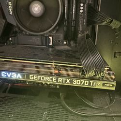 Computer Gamer With Monitor Acer Predator And 3070TI