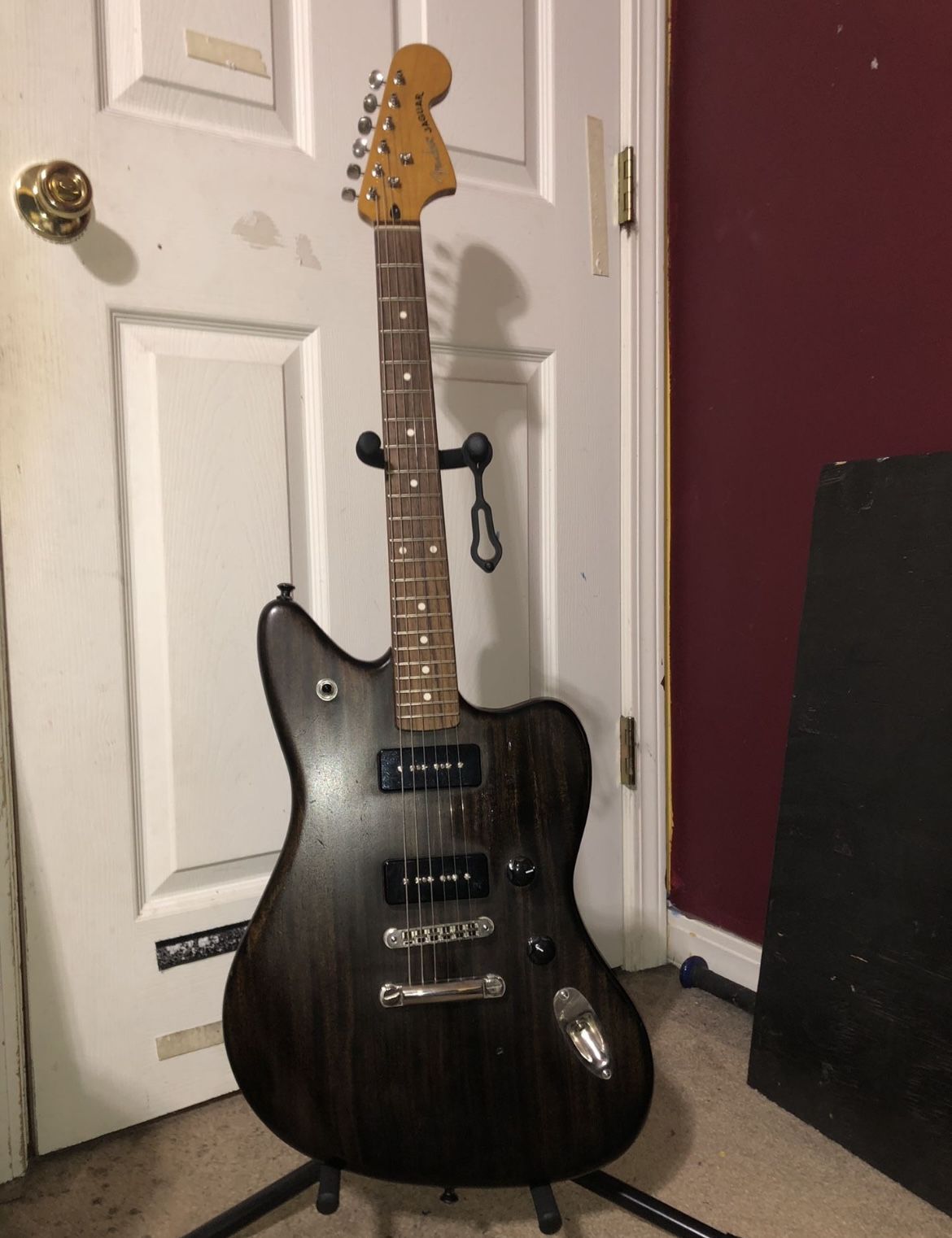 2011 Fender Modern Player Jaguar (Rare Satin Brown Finish)