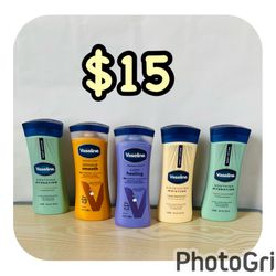 Vaseline Lotions bundle 10 fl oz each, $15 for all/$15 por todo!