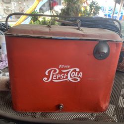 1950’s Pepsi- Cola Slim Cooler / Icechest