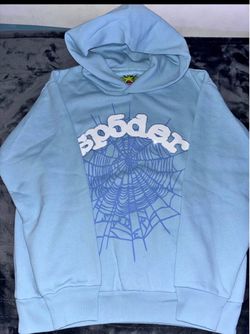 Sky blue spider hoodie