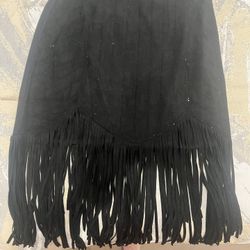 Cowgirl Fringe Skirt Size Large 