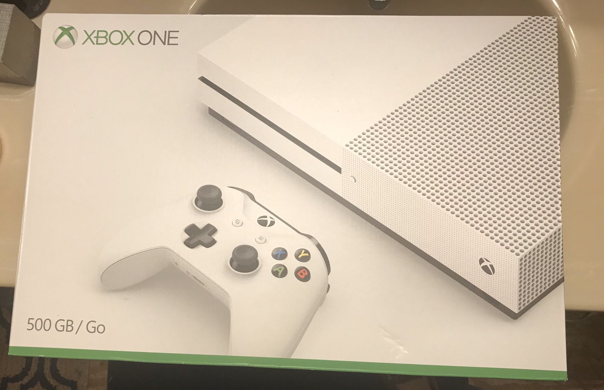 Xbox One S w/ 4 games & 2 controllers & 1 month of live