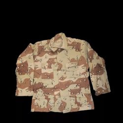 Gulf War Military Chocolate Chip Combat BDU Shirt